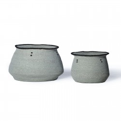 Set de 2 paniers bas "Mare"